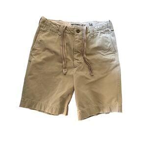 Y2K Abercrombie & Fitch Regulation Officer 34” Heavyweight Khaki Chino Shorts